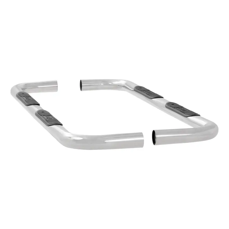 Luverne 461724 Polished Stainless Steel 3-Inch Round Nerf Bars (Pair) 1