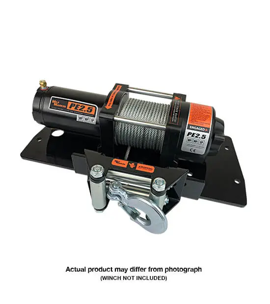 Mile Marker 51-1840 Black Powder-Coated Winch Mount For 2015–2016 Kawasaki Mule 600 1