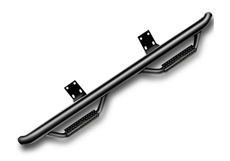 N-Fab C1173Qc-Tx Gloss Black Cab-Length Nerf Steps For 2011–2014 Sierra/Silverado Hd Extended Cabs 1