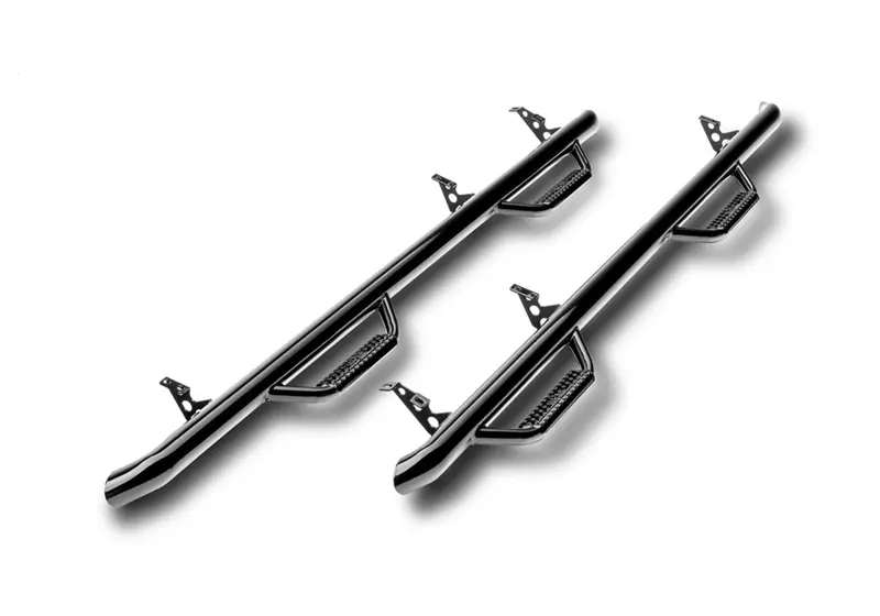 N-Fab T0870S Gloss Black Nerf Steps For 2008–2018 Toyota Sequoia 1