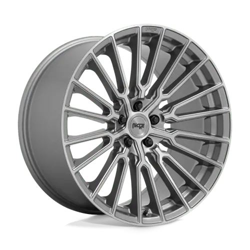 Niche M251199565+35 – 19X9.5 Brushed Platinum Alloy Wheel, 5X4.5", +35Mm Offset 1