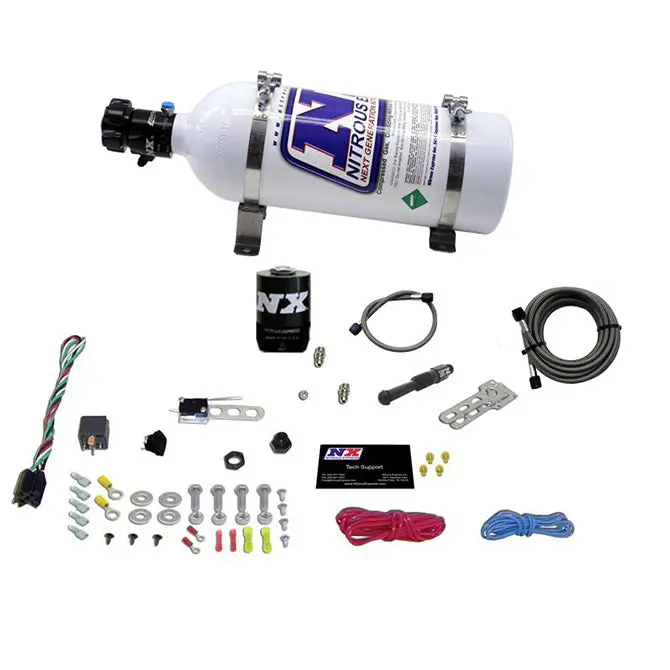 Nitrous Express 21000-05 Dry Efi Single Nozzle Nitrous System (35–150 Hp, Bottle Not Included) 1