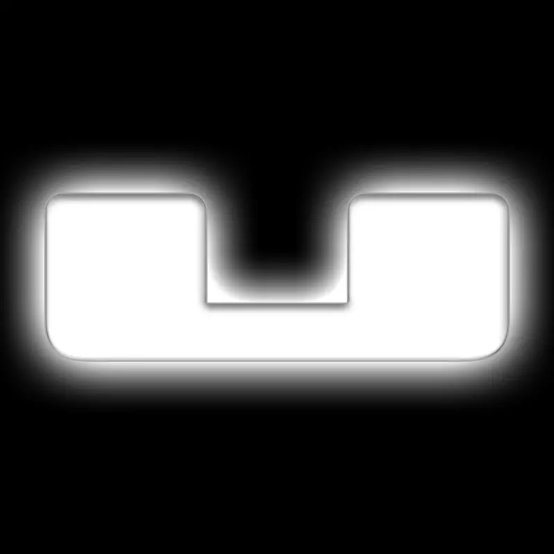 Oracle Lighting Illuminated Led Letter Badge – Universal U-Shaped, Matte White Finish 1