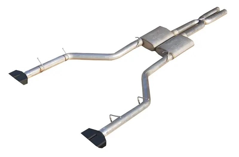 Pypes Smc21Rb Cat-Back Exhaust For 2008–2014 Dodge Challenger Srt8 V8 – Dual Exit, 3-Inch Pipes, Race Pro Muffler 1