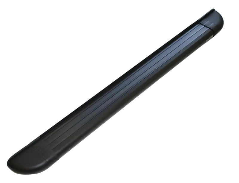Romik Rb2 Series Black Running Boards For 2014–2022 Acura Mdx And Honda Pilot 1