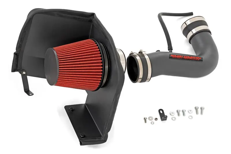 Rough Country 10475 Cold Air Intake Kit – For 2007–2008 Chevy Silverado 1500 (4.8L/5.3L/6.0L), No Pre-Filter Bag 1