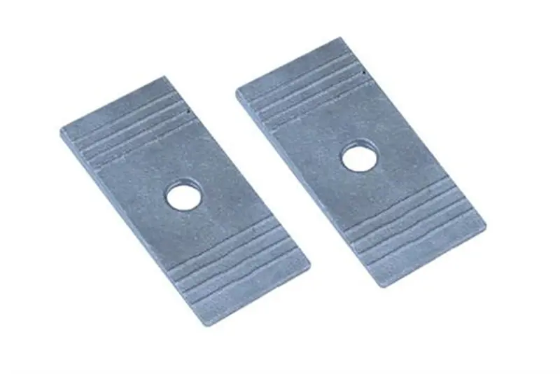 Rubicon Express Re1466 Aluminum 2.5-Inch By 4-Degree Adjustable Shim Pair 1