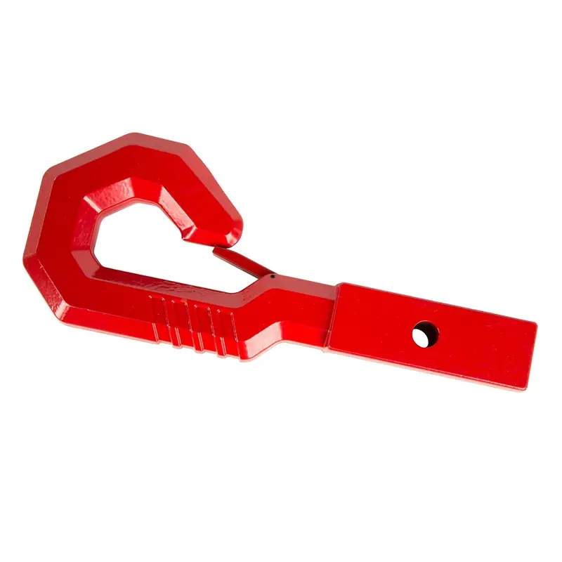 Rugged Ridge 11237.21 Giga Hook – Heavy-Duty 2-Inch Red Recovery Hook 1
