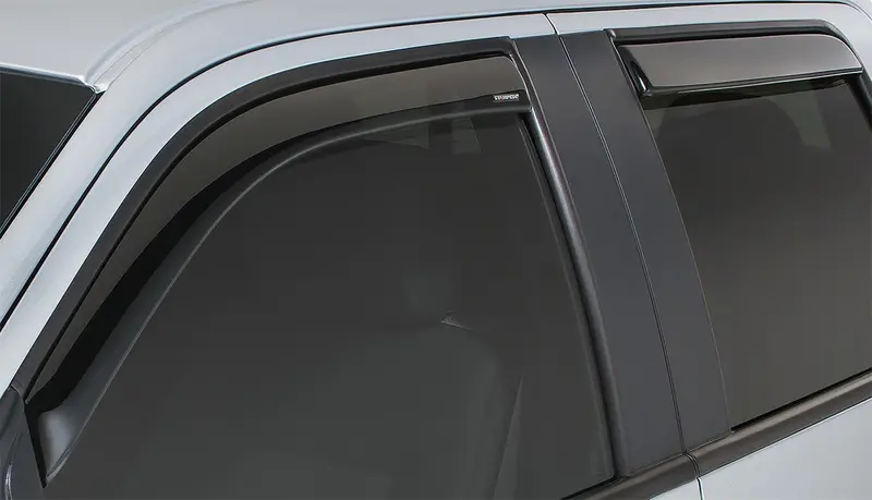 Stampede 41078-2 Snap-Inz In-Channel Wind Deflectors – Smoke-Tinted, 4-Piece Set 1