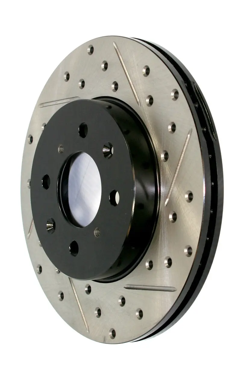 Stoptech Front Right Drilled & Slotted Cryo Brake Rotor – Model 127.44147Cr 1