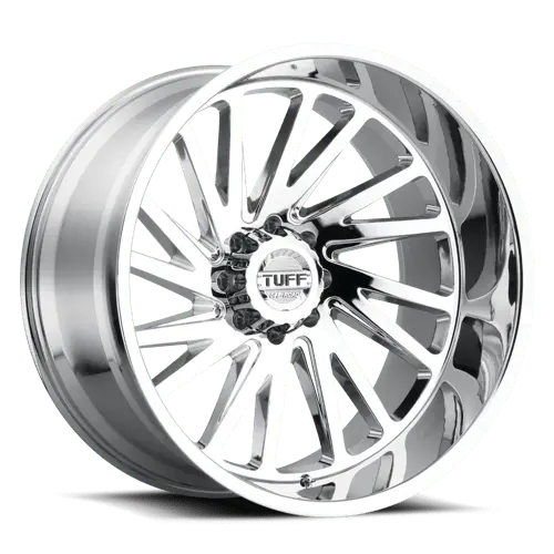 Tuff Tut2A 24X14 Chrome Wheel – 8X6.5 Bolt Pattern, -72Mm Offset 1
