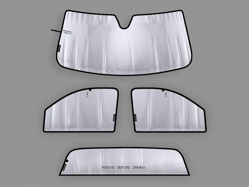 Weathertech Ts0001K3 Full-Vehicle Sun Shade Kit (4-Piece) 1