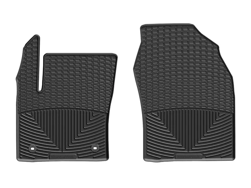 Weathertech W438 All-Weather Front Floor Mats – Black, Custom-Fit For Most Vehicles 1