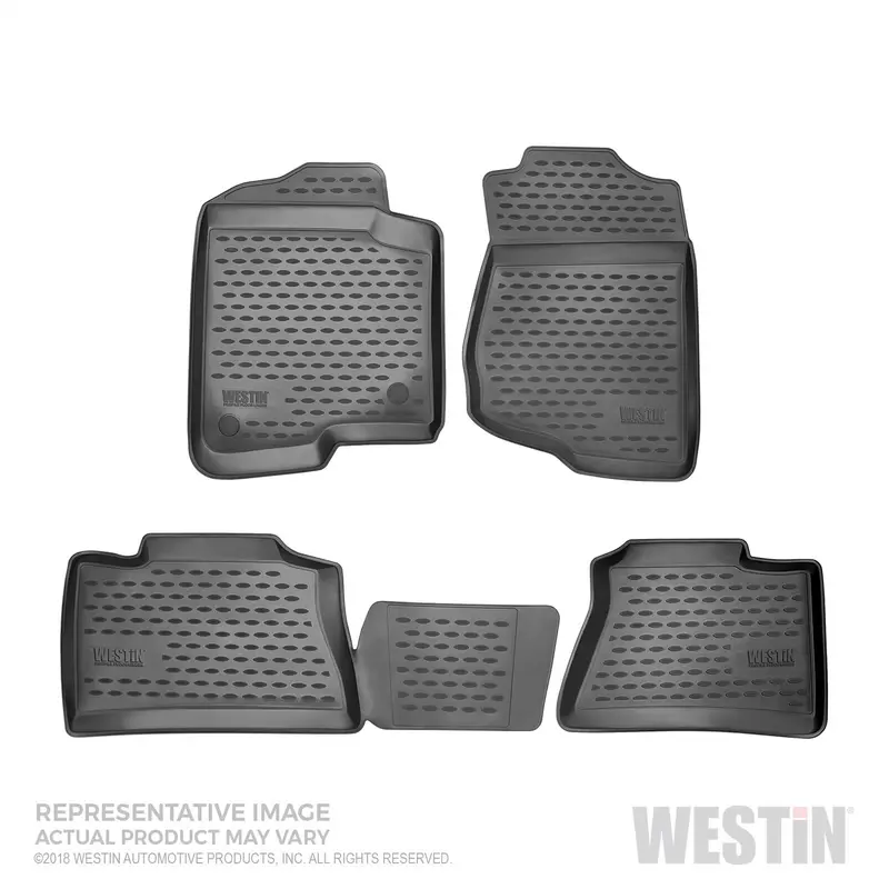 Westin Profile Floor Liners – Custom-Fit 4-Piece Set (Front & Rear) 1